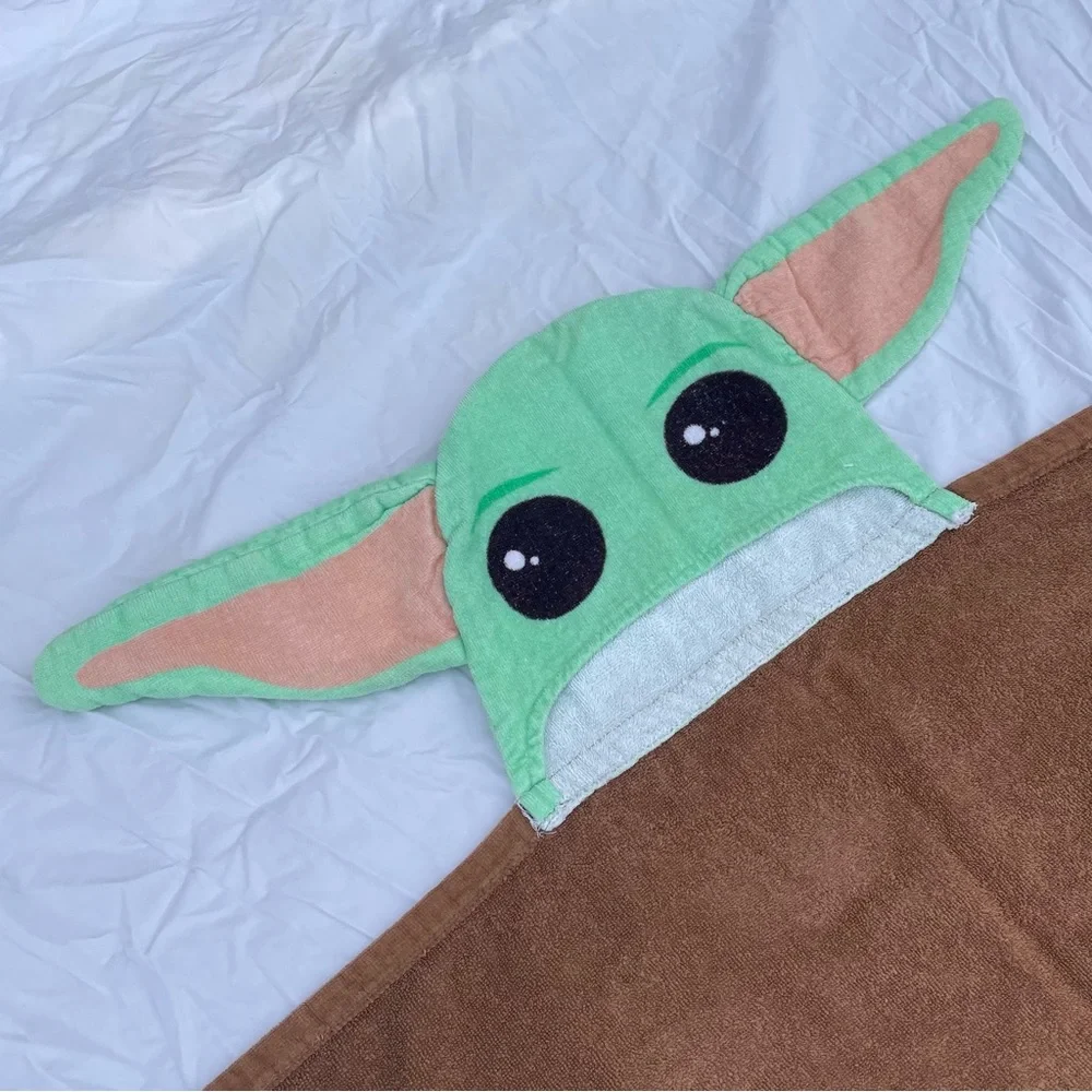 Baby Yoda Costume Star Wars Mandalorian Towel Wrap Toddler Little Kid Grogu